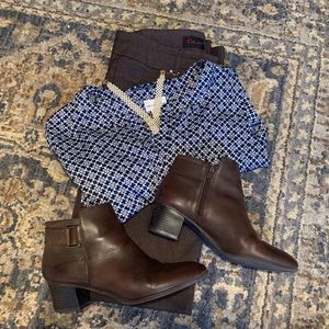 🌻Alfani Brown booties🌻
